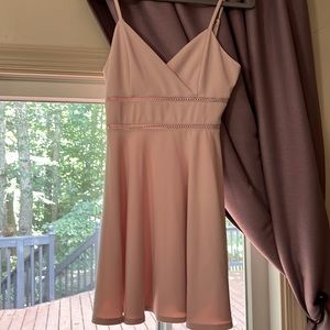 TRIXXI clothing soft Blush Pink mini dress size M